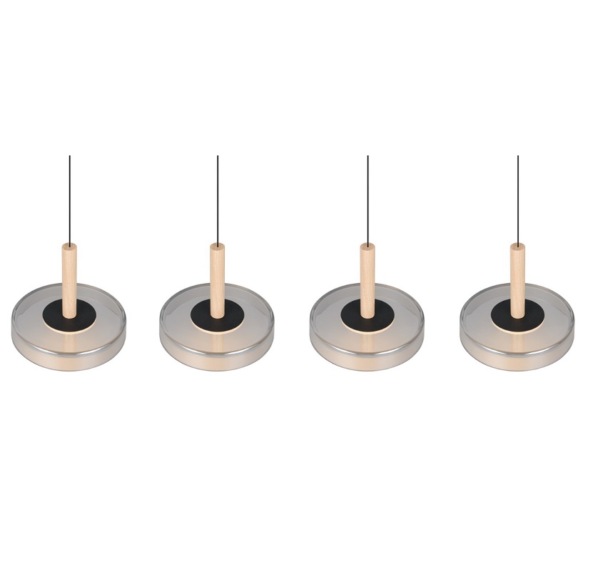 Podłużna lampa wisząca Celeste 4 LED