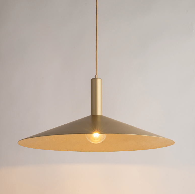 Złota lampa wisząca nad stół Hoshiko 70 cm - elegancka