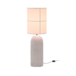 Betonowa lampa stojąca do salonu Rania 115 - jasnoszara