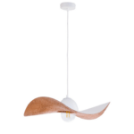 Designerska lampa wisząca Viora 55 cm - miedziane wykończenie