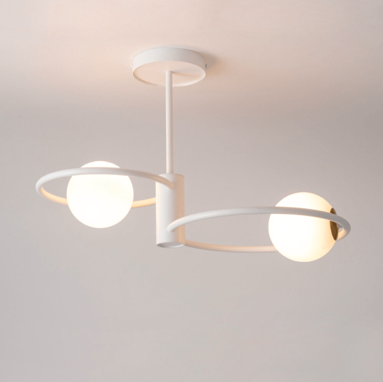 Elegancka lampa sufitowa Aurika 2 - plafon na dwie kule