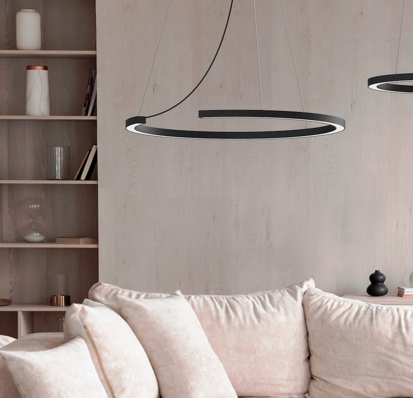 Lampa wisząca ring do salonu Roberta LED - Robin 3000K