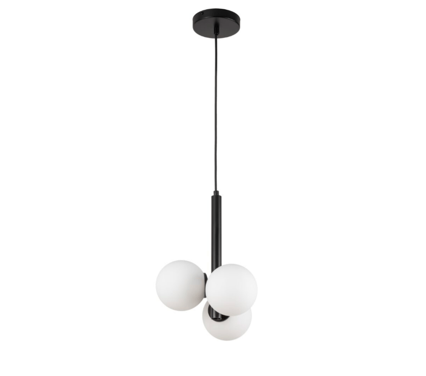 Minimalistyczna lampa wisząca Brassia 3 - czarna