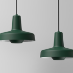 Zielona lampa wisząca nowoczesna Arigato II - Grupa Products