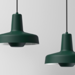 Zielone lampy wiszące Arigato II - Grupa Products