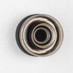 dekoracyjny owalny szary kinkiet w ksztalcie cukierka - tomo