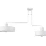 Biała lampa sufitowa Urban 2 - designerska