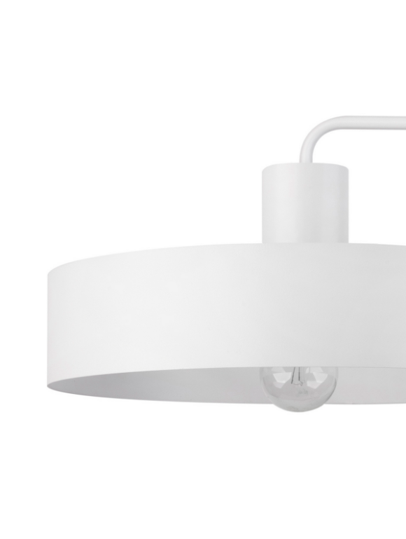 Biała lampa sufitowa Urban 2 - klosz 2