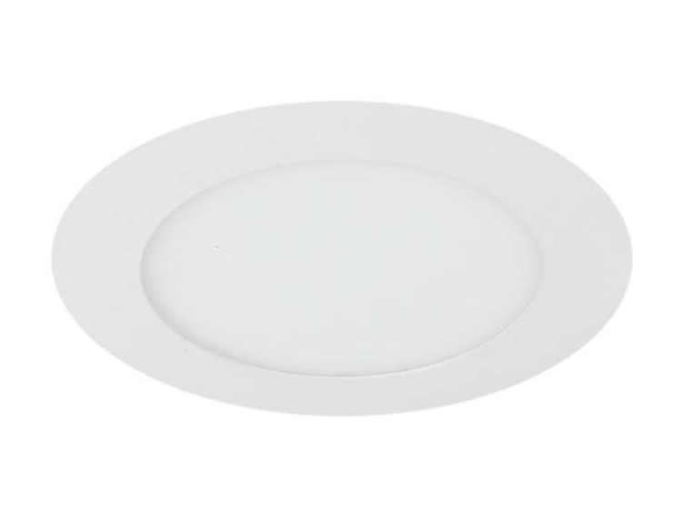 Białe płaskie oczko LED Candis 17cm - 9W, 6500K