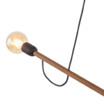 Drewniana lampa wisząca Helix Wood 2