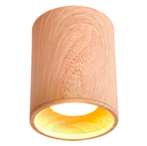 Aluminiowa tuba sufitowa Spike - imitacja drewna