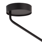 Lampa sufitowa CrossBee - czarna podsufitka