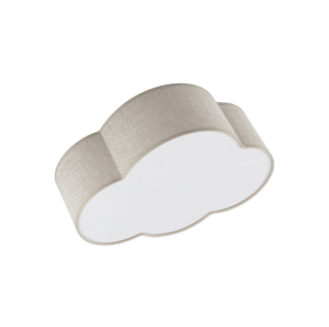 Lampa sufitowa dziecięca Cloud mini - lniany abażur