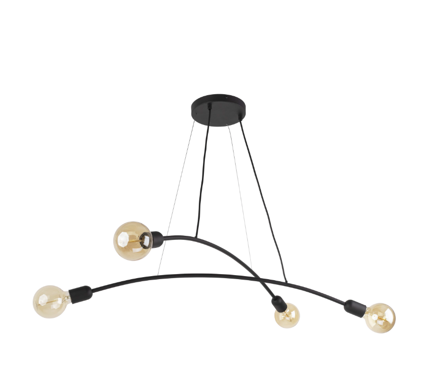 Lampa sufitowa industrialna Helix 4 - do aranżacji loft