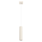 Lampa wisząca Karbon - beżowa tuba