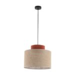 Lampa wisząca w stylistyce boho Duo Juta - 1