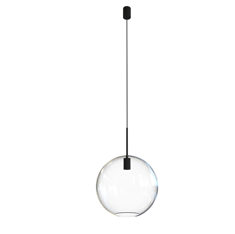 Lampa wisząca z transparentną kulą Sphere XL Nowodvorski