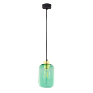 Lampa wisząca z zielonego szkła Marco - TK Lighting