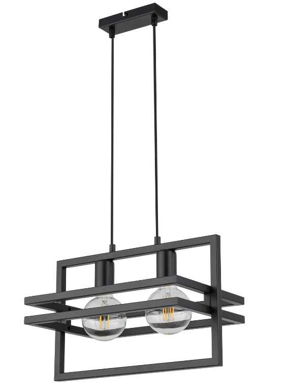 Nowoczesna lampa wisząca HexaBlock 2 - industrialna