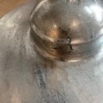 OUTLET z wadą galwanizacyjną - Srebrny kinkiet zewnętrzny Luxembourg IP54 - 23