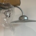 OUTLET z wadą galwanizacyjną - Srebrny kinkiet zewnętrzny Luxembourg IP54 - 21