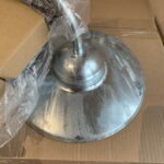 OUTLET z wadą galwanizacyjną - Srebrny kinkiet zewnętrzny Luxembourg IP54 - 9