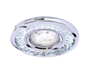 Oczko sufitowe glamour do zabudowy LED SMD + GU10