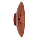 Płaski kinkiet dysk Bolton LED - teracotta