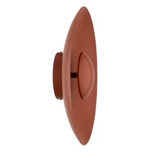 Płaski kinkiet na korytarz Bolton LED - dysk teracotta