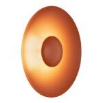 Płaski kinkiet na korytarz Bolton LED - dysk teracotta