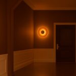 Płaski kinkiet na korytarz Bolton LED - teracotta