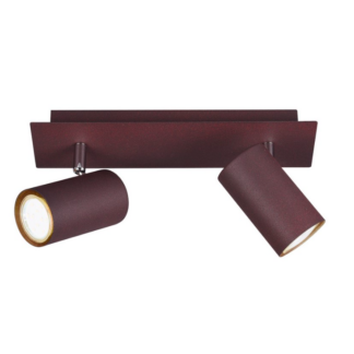 Rdzawa lampa sufitowa Marley 2 - punktowa