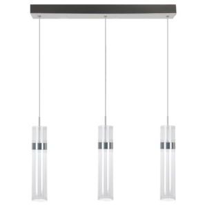 Srebrna lampa wisząca Ambiente 3 - chrom