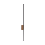 Wysoki kinkiet Flash LED - drewno ciemny orzech