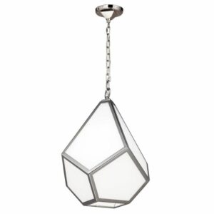 Elegancka lampa wisząca Diamond szklana