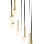 Lampa wisząca RIU 9 - złota