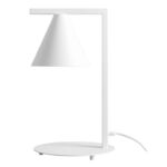 Mała lampka biurkowa Form - biała