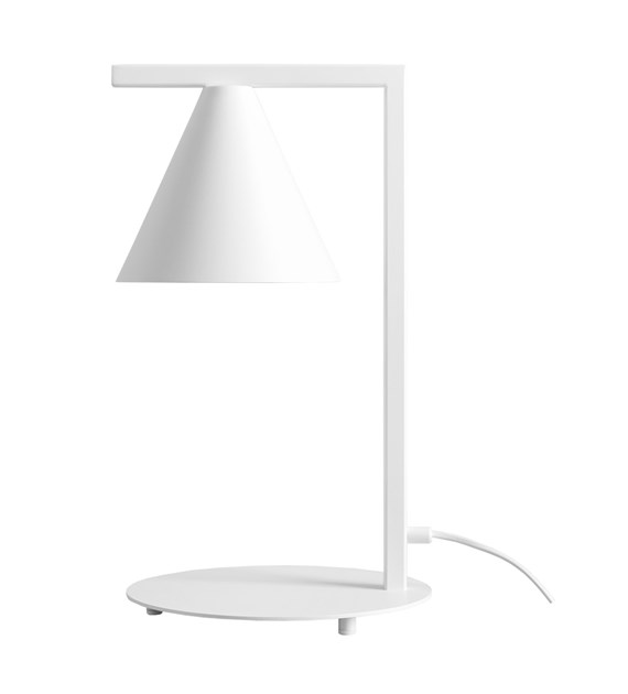Mała lampka biurkowa Form - biała