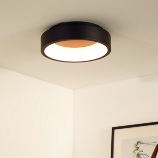 Czarny plafon nowoczesny Talowe