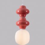 Czerwona lampa wisząca Colorella 2