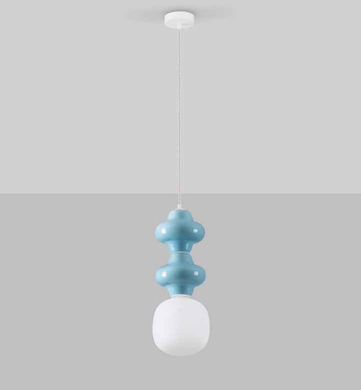 Jasnoniebieska lampa wisząca Colorella 2