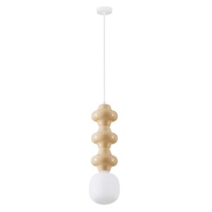 Kremowa lampa wisząca Colorella 3 - beżowa ceramika