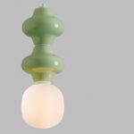 Miętowa lampa wisząca Colorella 2 - pastelowa