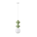 Miętowa lampa wisząca Colorella 2 - pastelowa zieleń