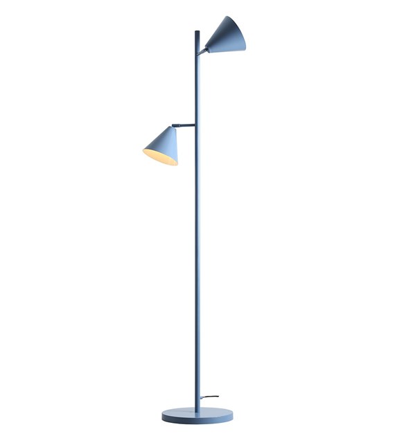 Niebieska lampa podłogowa Form Aldex 2 żarówki 12230_1_972