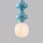 Niebieska lampa wisząca Colorella 2 - pastelowa