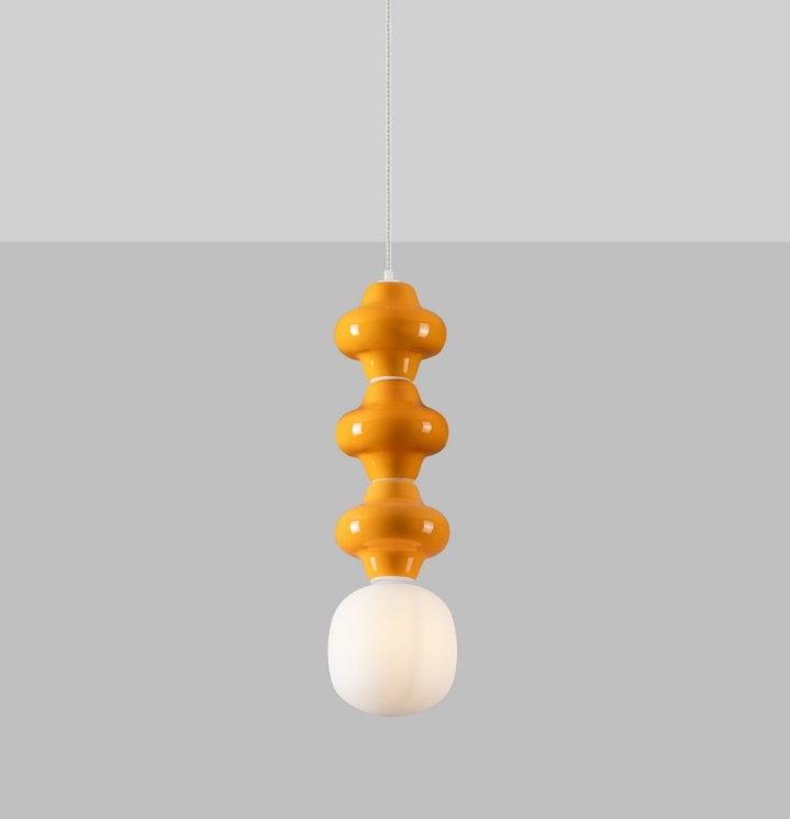 Żółta lampa wisząca Colorella 3
