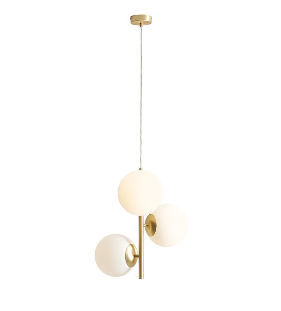 złota lampa wisząca Form Aldex 3 klosze 11867_1_157