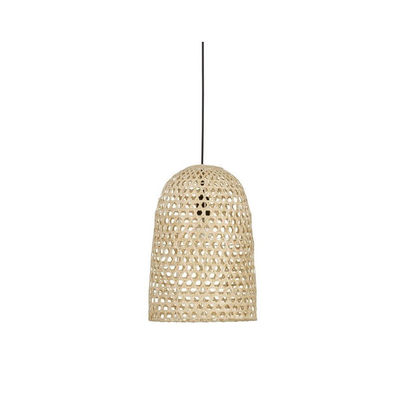 Bambusowa lampa wisząca Nayora 30 - naturalna