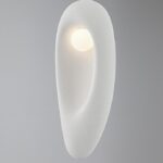 Biała lampa wisząca Cluora 18